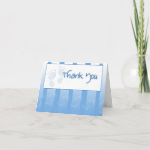 Danke, - Jungen-Babyparty zu kardieren Dankeskarte