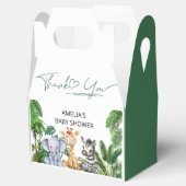 Danke Jungle Safari Baby Dusche Geschenkschachtel (Geöffnet)