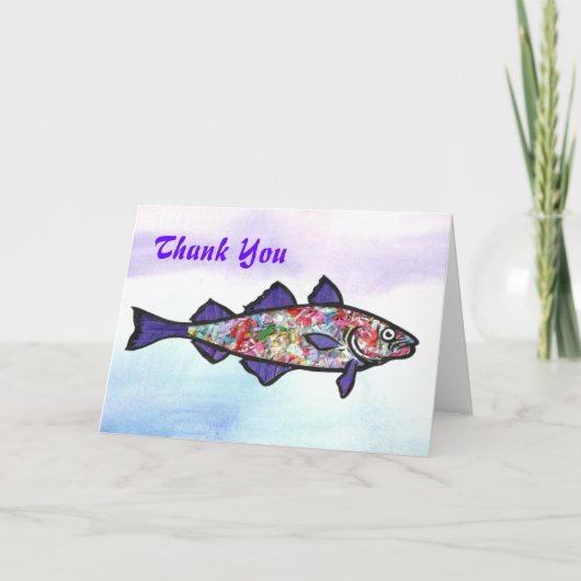 Danke Kabeljau (Vorderseite)