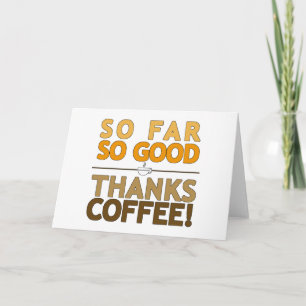Danke, Kaffee Dankeskarte