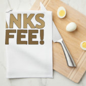 Danke Kaffee Handtuch (Viertel Falte)