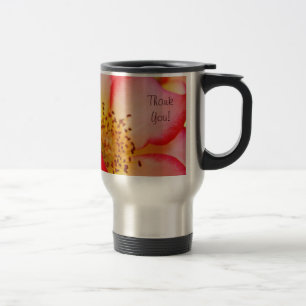 Danke! Kaffee-Reisebecher-Geschenke Rot Weiße Rose Reisebecher