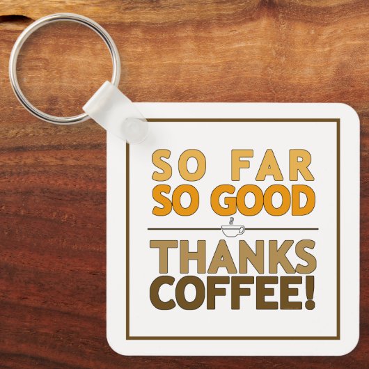 Danke Kaffee Schlüsselanhänger (Vorderseite)