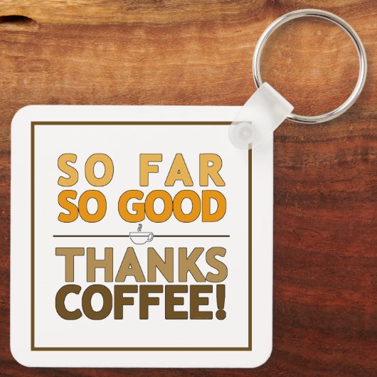 Danke Kaffee Schlüsselanhänger (Rückseite)