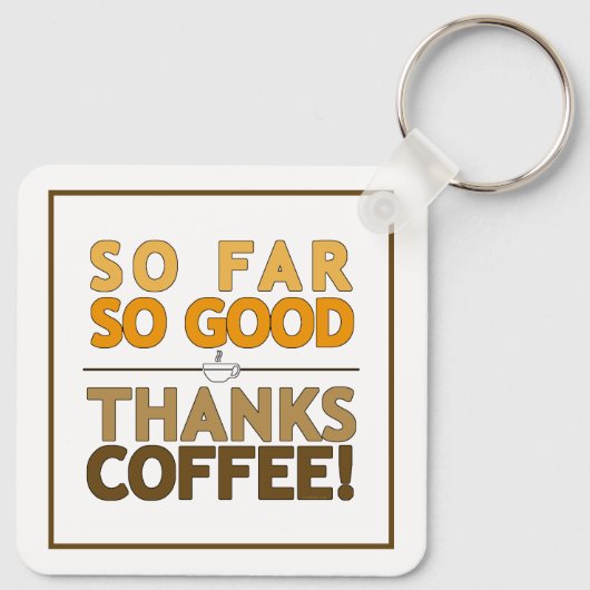 Danke Kaffee Schlüsselanhänger (Rückseite)