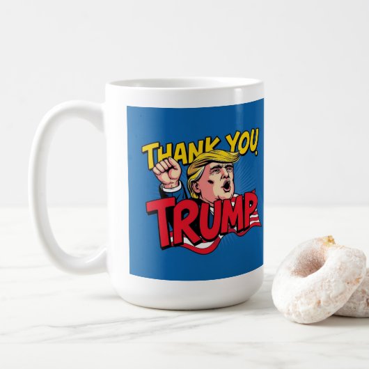 Danke Kaffeetasse (Mit Donut)
