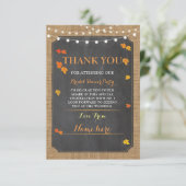 Danke kardiert Fall in Liebe-Brautparty-Party (Stehend Vorderseite)