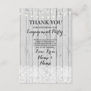 Danke kardiert Holz-Licht-rustikale Winter-Spitze