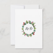 Danke kardiert Kaktus-Kranz-Fiesta-Hochzeit (Rückseite)