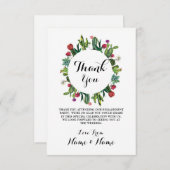 Danke kardiert Kaktus-Kranz-Fiesta-Hochzeit (Vorne/Hinten)