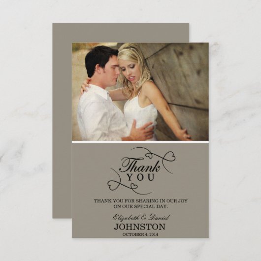 Danke kardiert | Wedding (Vorne/Hinten)