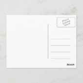 Danke Karte, Apfel-Blume Postkarte (Rückseite)