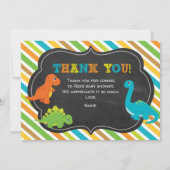 Danke Karte Dinosaurier (Vorderseite)