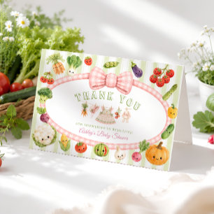 Danke Karte für Baby Shower für lokal aufgezogenes