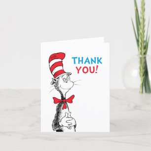 Danke Karte für Cat in the Hat Baby Shower