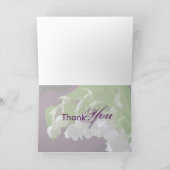 Danke Karte, Lilie des Tales (Innenseite)