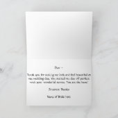 Danke Karte - Makeup Artist (Innenseite)