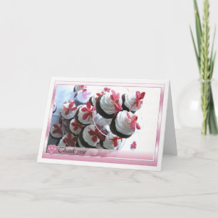 Danke Karte mit leckeren Kuchen