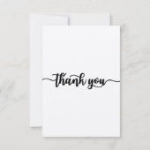 Danke Karte, Script danke Karte (Rückseite)