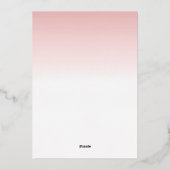 Danke Karte, Script danke Karte (Rückseite)