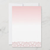 Danke Karte, Script danke Karte, Lace (Rückseite)