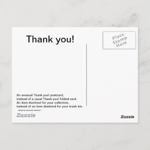 Danke! Karte/ungewöhnliche Postkarte! Postkarte