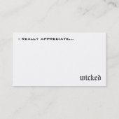 Danke Karten (Rückseite)