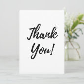 Danke Karten - löschen Sie nach innen (Stehend Vorderseite)