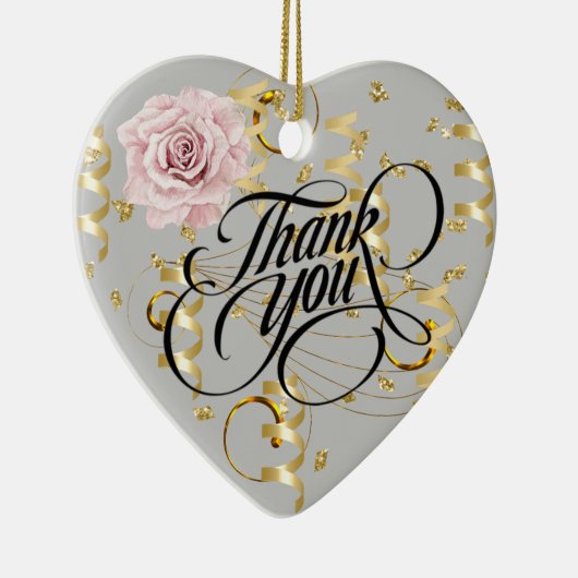 Danke Keramik Ornament (Rechts)