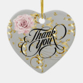 Danke Keramik Ornament (Vorne)