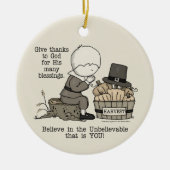 Danke Keramik Ornament (Vorne)