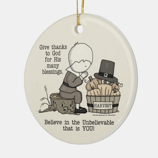 Danke Keramik Ornament (Links)