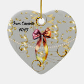 Danke Keramik-Ornament Keramik Ornament (Hinten)