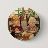 Danke Kinder von Jessie Willcox Smith Button (Vorderseite)