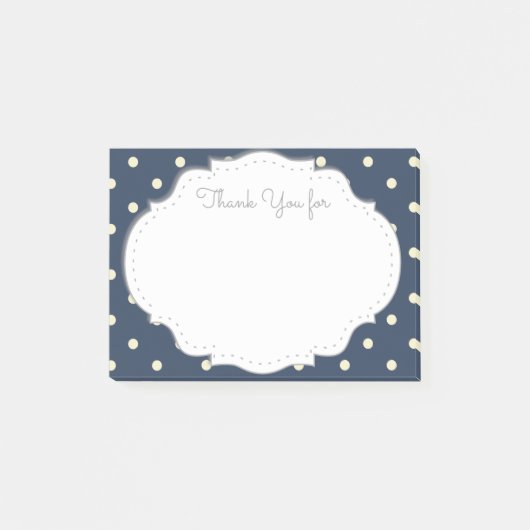 Danke klebrige Anmerkungen Post-it Klebezettel (Vorderseite)