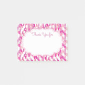 Danke klebrige Anmerkungen Post-it Klebezettel (Vorderseite)