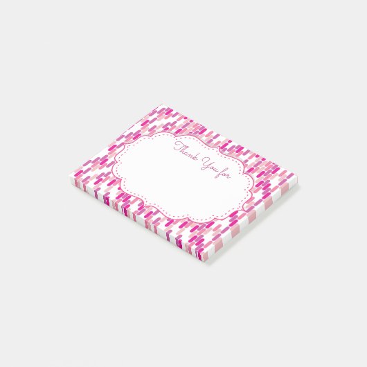 Danke klebrige Anmerkungen Post-it Klebezettel (angewinkelt)