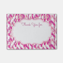 Danke klebrige Anmerkungen