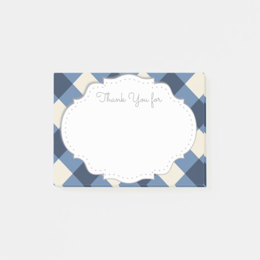 Danke klebrige Anmerkungen Post-it Klebezettel (Vorderseite)