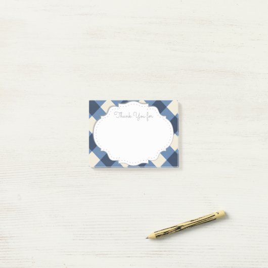 Danke klebrige Anmerkungen Post-it Klebezettel (Auf Schreibtisch)