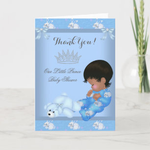 Danke Kleiner Prinz Baby Shower Junge Blau AM