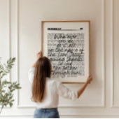 Danke Kolossians 3:17 Print Poster