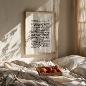 Danke Kolossians 3:17 Print Poster