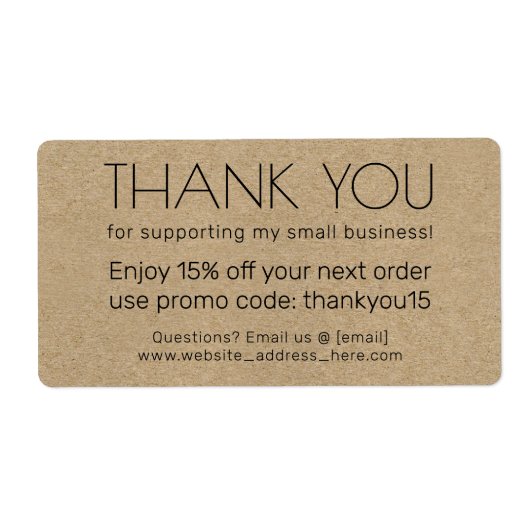 Danke Kraft Paper Style Business Package (Vorne)