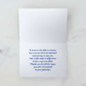 Danke, Krankenschwester. Dioden und Stethoskopkart Dankeskarte (Innenseite)