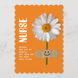 Danke, Krankenschwester. Smiling Daisy Karte