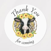 Danke, Kuh Etiketten (Design 1)