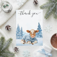 Danke Kuh Kalb Weihnachten Winter