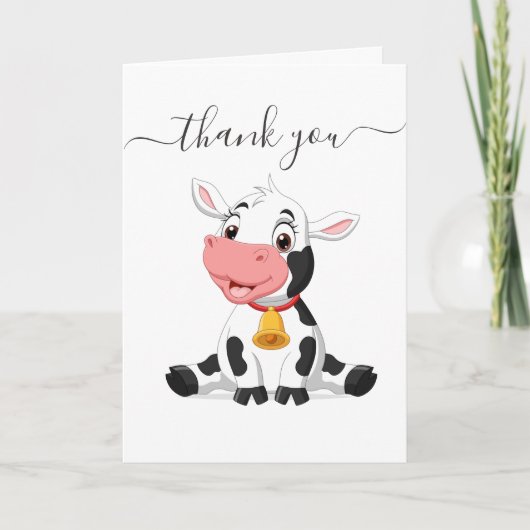 Danke, Kuh Karte (Vorderseite)