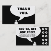 danke. (Kundenloyalität) Treuekarte (Vorne/Hinten)